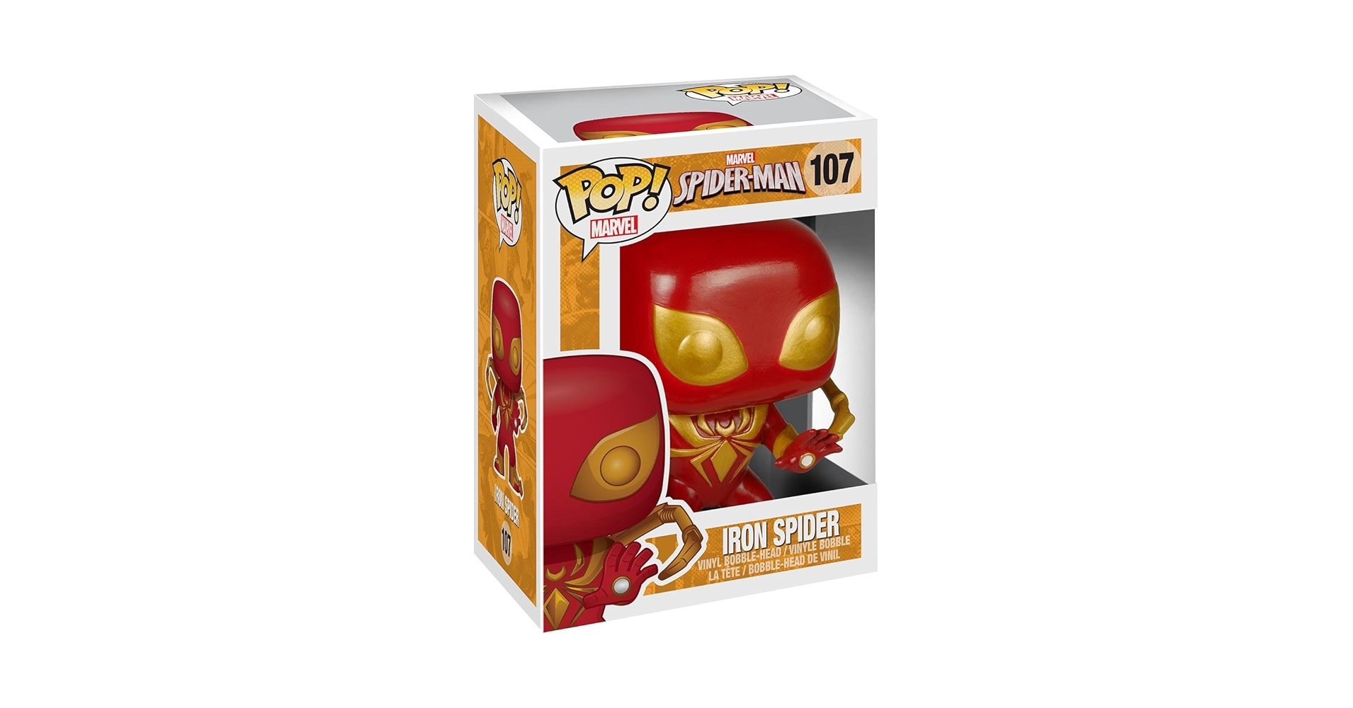 Amazon.com: Funko Pop! Marvel Iron Spider-Man Pop Vinyl